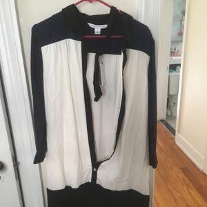 DVF Billie dress NWT silk shirt dress